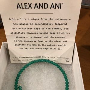 NEW Alex and Ani turquoise bracelet